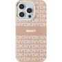 DKNY Repeat Pattern Tonal Stripe Cover s MagSafe za iPhone 13 Pro Max - roza