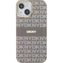 DKNY Repeat Pattern Tonal Stripe Cover s MagSafe za iPhone 14 - bež
