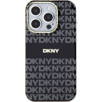 DKNY Repeat Pattern Tonal Stripe Cover s MagSafe za iPhone 14 Pro Max - crna