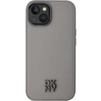 DKNY Maska Stack Logo sa MagSafe za iPhone 15 - siva