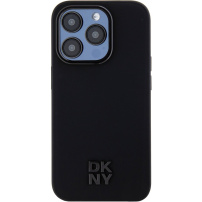 DKNY Stack Logo maska s MagSafe za iPhone 15 Pro - crna
