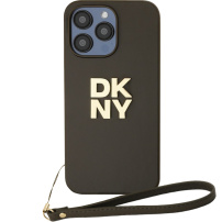DKNY Maska Stack Logo sa remenom za iPhone 14 Pro Max - maslinasta