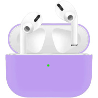 Ultra tanka silikonska futrola za AirPods Pro - lila