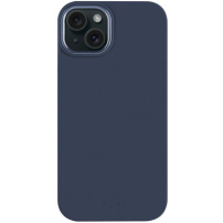 FIXED MagFlow silikonska maska sa MagSafe pro iPhone 15 - tamno plavi