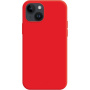 FIXED MagFlow silikonska maska sa MagSafe pro iPhone 14 Plus - crveni