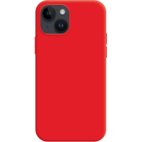 FIXED MagFlow silikonska maska sa MagSafe pro iPhone 14 Plus - crveni