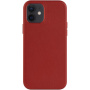 FIXED MagLeather kožna maska s MagSafe za iPhone 12 / 12 Pro - crvena