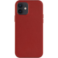 FIXED MagLeather kožna maska s MagSafe za iPhone 12 / 12 Pro - crvena