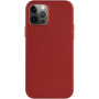 FIXED MagLeather kožna maska s MagSafe za iPhone 12 / 12 Pro - crvena