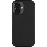 FIXED MagLeather Leather Cover sa MagSafe za iPhone 16 Plus - crna