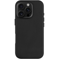FIXED MagLeather Leather Cover sa MagSafe za iPhone 16 Pro - crna