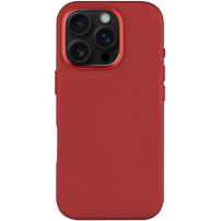 FIXED MagLeather Leather Cover sa MagSafe za iPhone 16 Pro Max - crvena