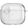 Prozirna torbica sa zatvaranjem i karabinerom za AirPods 4 / 5 - prozirna