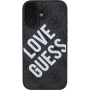 Guess 4G Big Love Logo Cover s MagSafe za iPhone 16 - siva