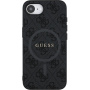 Guess 4G Colored Ring maskica s MagSafe za iPhone 16e / 17e - siva
