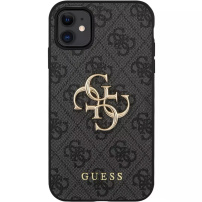 Guess 4G Metal Logo maskica za iPhone 11 - sivi