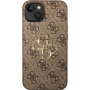 Guess 4G Metal Logo maskica za iPhone 14 - smeđi