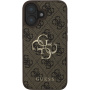 Guess 4G Metal Logo maska za iPhone 16 Plus - braon