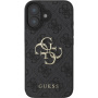 Guess 4G Metal Logo maska za iPhone 16 Plus - siva