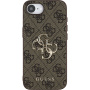Guess 4G Metal Logo maska za iPhone 16e / 17e - smeđa