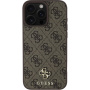 Guess 4G mala metalna maska s logotipom MagSafe za iPhone 16 Pro Max - smeđa