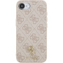 Guess 4G Small Metal Logo maskica s MagSafe za iPhone 16e / 17e - ružičasta