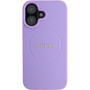 Guess Grained Classic Maska s logotipom MagSafe za iPhone 16 Plus - ljubičasta