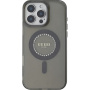 Guess IML Rhinestones Ring maska sa MagSafe za iPhone 16 Pro - siva