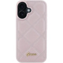 Guess Prošivena maska za iPhone 16 - roza