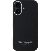 Karl Lagerfeld Hotel RSG maska za iPhone 16 - crna