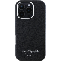 Karl Lagerfeld Hotel RSG maska za iPhone 16 Pro Max - crna