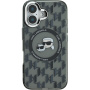 Karl Lagerfeld IML Monogram K&CH maska za glavu s MagSafe za iPhone 16 - crna