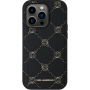 Karl Lagerfeld Karl Heads Pattern Cover sa MagSafe za iPhone 14 Pro Max - crna