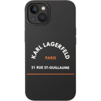 Karl Lagerfeld Rue St. Guillaume maskica za iPhone 14 Plus - crni