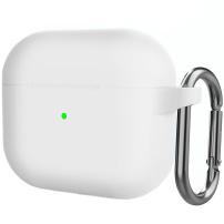 Silikonski zaštitni etui s karabinom za AirPods 3 - plavi svijetleći u mraku