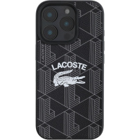 Lacoste Blend Monogram Cover s MagSafe za iPhone 16 Pro Max - crna