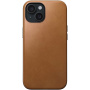 Nomad Modern Leather kožna maska sa MagSafe za iPhone 15 - sedlo smeđi