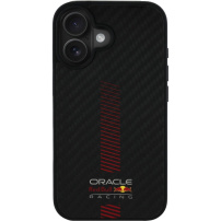 Oracle Red Bull Racing Carbon Powerbar maska sa MagSafe za iPhone 16 Plus - crna