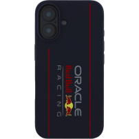 Oracle Red Bull Racing Silikonska maska Vertical Logo sa MagSafe za iPhone 16 - tamno plava