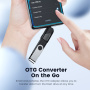Toocki TQ-OTG06 adapter za punjenje i prijenos podataka - USB-A na USB-C - ljubičasta