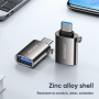 JOYROOM S-H151 adapter za punjenje i prijenos podataka - USB-A na USB-C - srebrna