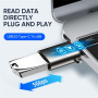 JOYROOM S-H151 adapter za punjenje i prijenos podataka - USB-A na USB-C - srebrna