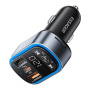 ESSAGER ES-F748 Bluetooth FM transmiter za automobil s USB-C / 2x USB-A portovima - 35W - crni