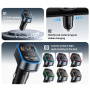ESSAGER ES-F748 Bluetooth FM transmiter za automobil s USB-C / 2x USB-A portovima - 35W - crni