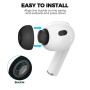 AhaStyle zamjenski silikonski nastavci za AirPods Pro 3 - L - 2 kom - crni