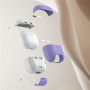Futrola s preklopnim stalkom i karabinom za AirPods 4 / 5 - bijela