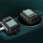 Super otporna maskica s karabinom za AirPods Pro - crno-zelena