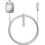 Nomad Universal 2u1 univerzalni pleteni Kabel za punjenje - USB-C na magnetski disk / USB-C - 1,5 m - bijeli