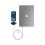 Nomad Universal 2u1 univerzalni pleteni Kabel za punjenje - USB-C na magnetski disk / USB-C - 1,5 m - bijeli