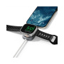 Nomad Universal 2u1 univerzalni pleteni Kabel za punjenje - USB-C na magnetski disk / USB-C - 1,5 m - bijeli